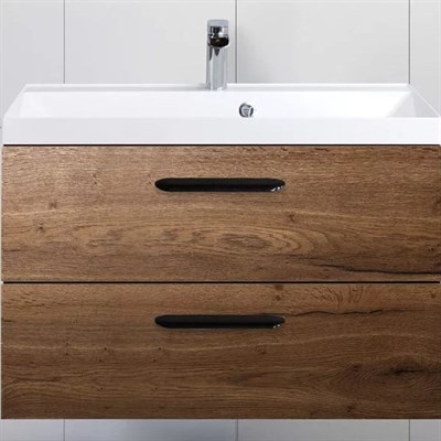 Тумба под раковину BelBagno Aurora 90 AURORA-900-2C-SO-RT подвесная Rovere Tabacco - фото 471285