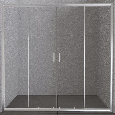 Душевая дверь BelBagno Unique 180 UNIQUE-BF-2-150/180-C-Cr профиль Хром стекло прозрачное UNIQUE-BF-2-150/180-C-Cr - фото 471400