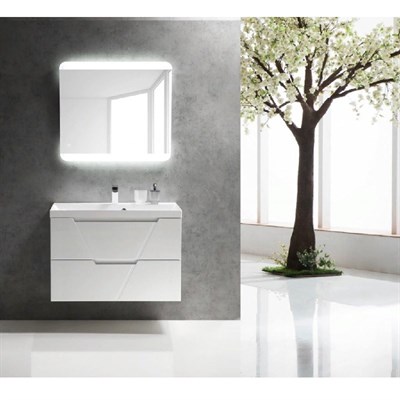 Тумба под раковину BelBagno Vittoria 90 Белая/Bianco Lucido VITTORIA-900-2C-SO-BL - фото 471620