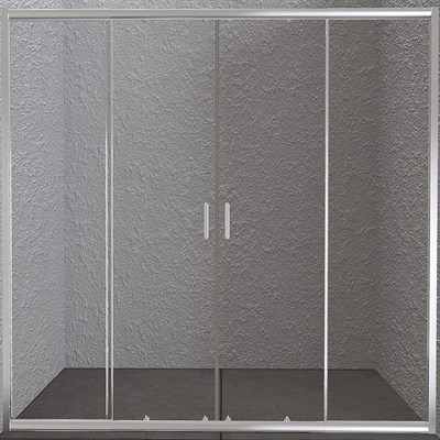Душевая дверь BelBagno Unique 200 UNIQUE-BF-2-170/200-C-Cr профиль Хром стекло прозрачное UNIQUE-BF-2-170/200-C-Cr - фото 471708