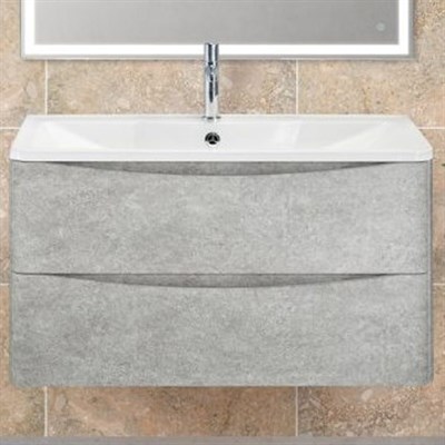 Тумба под раковину BelBagno ACQUA-900-2C-SO-CVG подвесная Cemento Verona Grigio ACQUA-900-2C-SO-CVG - фото 471761