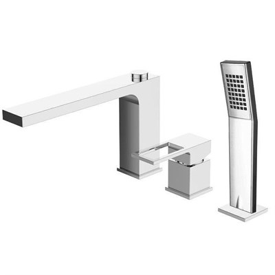 Смеситель на борт ванны BelBagno Romano ROM-BVD-CRM Хром ROM-BVD-CRM - фото 471903