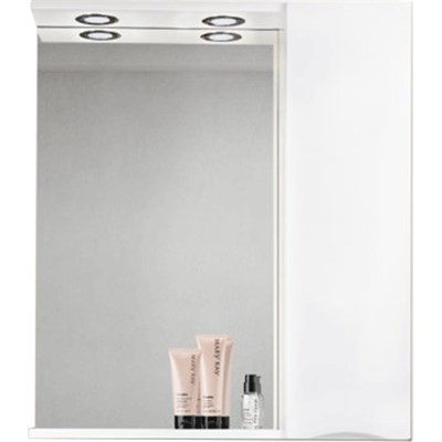 Зеркало со шкафом BelBagno MARINO-SPC-700/750-1A-BL-P-R 70 с подсветкой Bianco Lucido MARINO-SPC-700/750-1A-BL-P-R - фото 471975