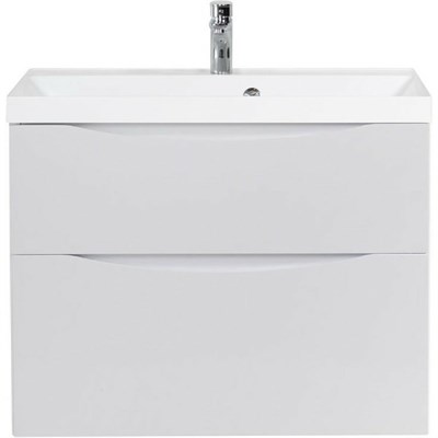 Тумба под раковину BelBagno Marino 70 MARINO-H60-700-2C-SO-BL-P подвесная Bianco Lucido MARINO-H60-700-2C-SO-BL-P - фото 472083