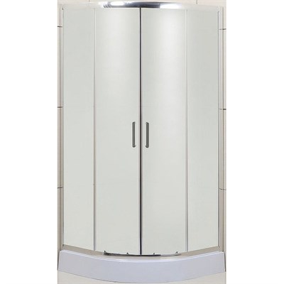 Душевой уголок BelBagno Uno R-2 80x80 UNO-R-2-80-M-Cr профиль Хром стекло матовое UNO-R-2-80-M-Cr - фото 472365