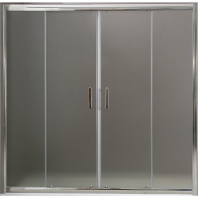 Шторка на ванну BelBagno Uno VF-2 170 профиль Хром стекло рифленое UNO-VF-2-170/145-P-Cr - фото 472495