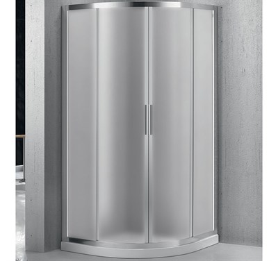 Душевой уголок BelBagno Sela 90х90 SELA-R-2-90-P-Cr профиль Хром стекло рифленое SELA-R-2-90-P-Cr - фото 472532