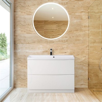 Тумба под раковину BelBagno Marino 80 Белая MARINO-800-2C-PIA-BL-P - фото 472743