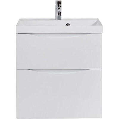 Тумба под раковину BelBagno Marino 60 MARINO-H60-600-2C-SO-BL-P подвесная Bianco Lucido MARINO-H60-600-2C-SO-BL-P - фото 472926