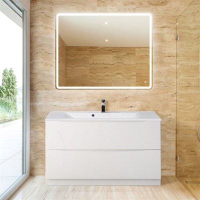Тумба под раковину BelBagno Marino 100 Белая MARINO-1000-2C-PIA-BL-P - фото 472969