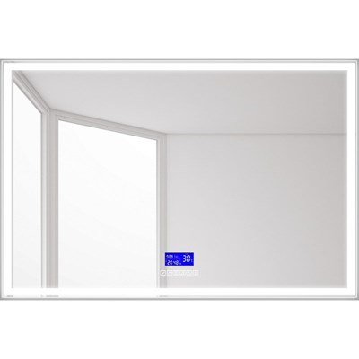 Зеркало BelBagno SPC-GRT-1200-800-LED-TCH-RAD с подсветкой с сенсорным выключателем с bluetooth с термометром с радио SPC-GRT-1200-800-LED-TCH-RAD - фото 473112
