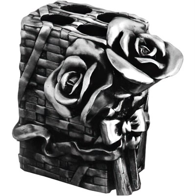 Держатель зубных щеток Art&Max Rose AM-B-0091B-T Серебро AM-B-0091B-T - фото 473752
