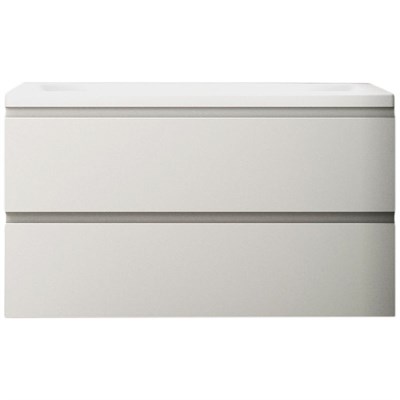 Тумба под раковину Art&Max AM-Bianchi-1000-2C-SO-BL подвесная Белый глянец AM-Bianchi-1000-2C-SO-BL - фото 473908