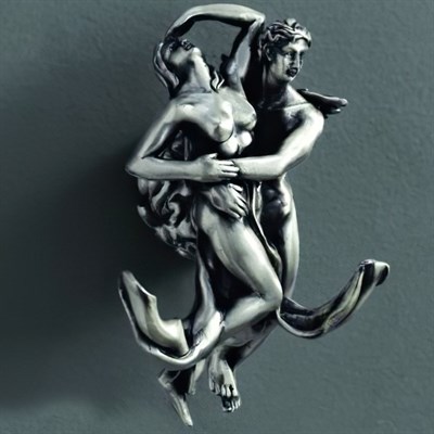 Двойной крючок Art&Max Romantic AM-B-0812 Серебро AM-B-0812-T - фото 474249