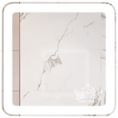Зеркало Art&Max Latina AM-Lat-600-600-DS-F с подсветкой с сенсорным выключателем AM-Lat-600-600-DS-F - фото 474385