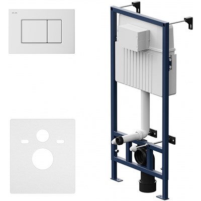 Инсталляция AM.PM Pro С I012707.0201 для унитаза с Белой глянцевой клавишей смыва - фото 475407