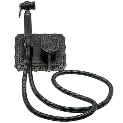 Гигиенический душ со смесителем Milacio Vitoria MC.800.BBR Черная бронза MC.800.BBR - фото 476491