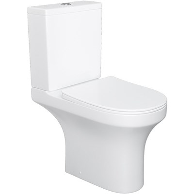 Унитаз компакт Damixa Skyline DX35C8600SC с бачком и сиденьем Микролифт DX35C8600SC - фото 477437