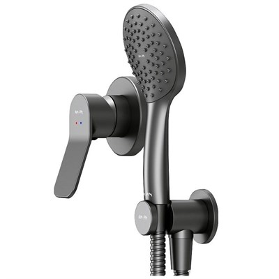 Смеситель для душа AM.PM X-Joy FB85A2H022 Черный FB85A2H022 - фото 477456