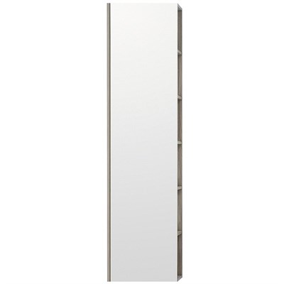 Шкаф - колонна Aquaton Сканди с зеркалом белый, дуб верона 1A253403SDB20 1A253403SDB20 - фото 477775
