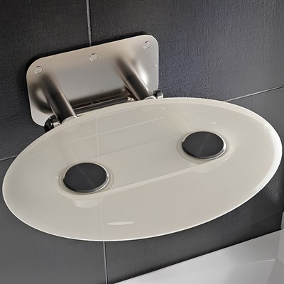 Сиденье для душа Ravak Ovo P II Clear B8F0000048 Прозрачное Нержавеющая сталь B8F0000048 - фото 480050