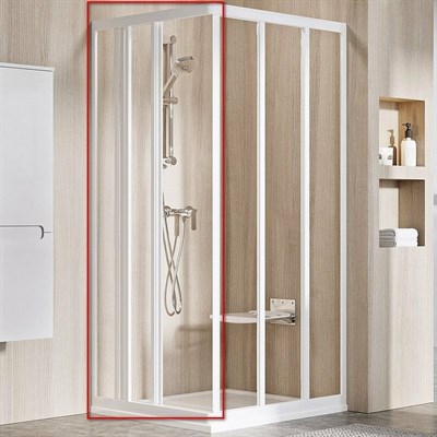 Душевая дверь Ravak Supernova ASRV3-80 198 15V401R2Z1 профиль Белый стекло Transparent 15V401R2Z1 - фото 480631