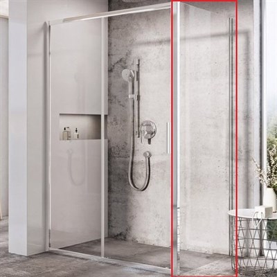 Душевая стенка Ravak Blix Slim BLSPS-90 X9BM70C00Z1 профиль Хром стекло Transparent X9BM70C00Z1 - фото 481227