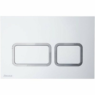 Клавиша смыва Ravak Twin Flat X01739 Сатин X01739 - фото 481449