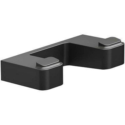 Двойной крючок Ravak 10° X07P554 Черный матовый X07P554 - фото 481664