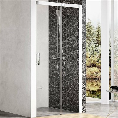 Душевая дверь Ravak Matrix MSD2-110 R 0WPD0100Z1 профиль Белый стекло Transparent 0WPD0100Z1 - фото 481736