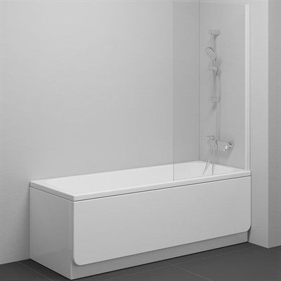 Шторка на ванну Ravak Nexty NVS1-80 7O840100Z1 профиль Белый стекло Transparent 7O840100Z1 - фото 482112