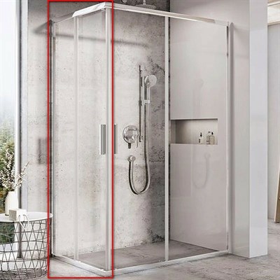 Душевая дверь Ravak Blix Slim BLSRV2K-100 X1XMA0C00Z1 профиль Хром стекло Transparent X1XMA0C00Z1 - фото 482210