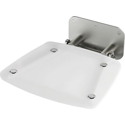Сиденье для душа Ravak Ovo B II Opal B8F0000052 Прозрачно-белое Нержавеющая сталь B8F0000052 - фото 482525