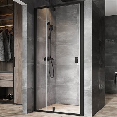 Душевая дверь Ravak Nexty NDOP2-110 03OD0300Z1 профиль Черный стекло Transparent 03OD0300Z1 - фото 482800