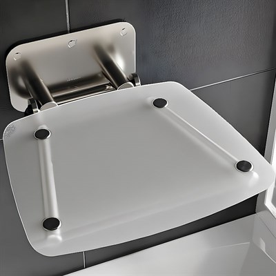 Сиденье для душа Ravak Ovo B II Clear B8F0000051 Прозрачное Нержавеющая сталь B8F0000051 - фото 482976