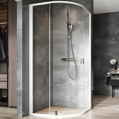 Душевой уголок Ravak Nexty NSKK3-100 100x100 3O6AA100Z1 профиль Белый стекло Transparent 3O6AA100Z1 - фото 483125