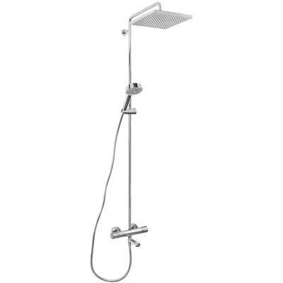 Душевая система Jacob Delafon Atom E26238-CP с термостатом Хром E26238-CP - фото 483308