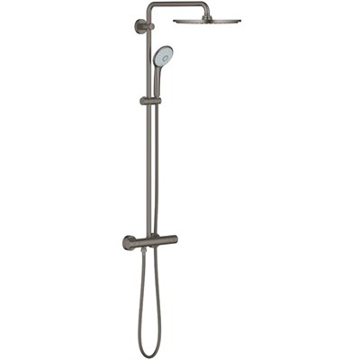 Душевая система Grohe Euphoria 26075AL0 с термостатом Темный графит gr_26075AL0 - фото 484380