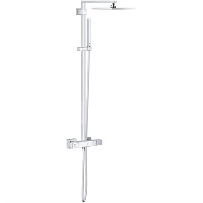 Душевая система Grohe Euhoria Cube 26087000 с термостатом Хром gr_26087000 - фото 484593