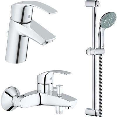 Комплект смесителей Grohe Eurosmart 124446 Хром gr_124446 - фото 484603