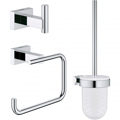 Набор аксессуаров для ванной Grohe Essentials Cube 40757001 Хром - фото 484721