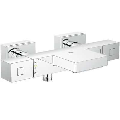 Смеситель для ванны Grohe Grohtherm Cube 34497000 с термостатом Хром gr_34497000 - фото 485026