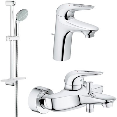 Комплект смесителей Grohe Eurostyle 124416 Хром gr_124416 - фото 485658