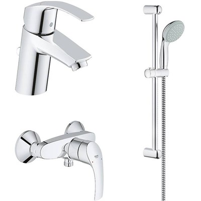 Комплект смесителей Grohe Eurosmart 123576 Хром gr_123576 - фото 485796