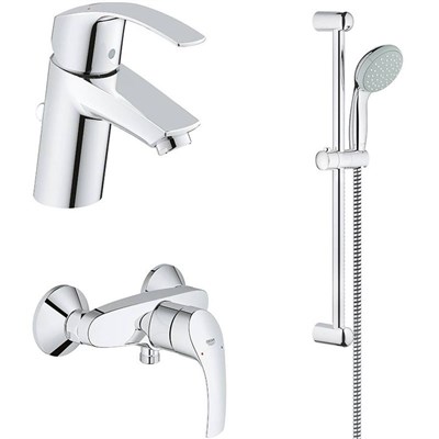 Комплект смесителей Grohe Eurosmart 123576 Хром - фото 485796