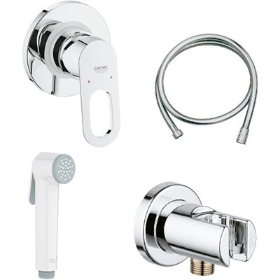 Гигиенический душ со смесителем Grohe BauLoop 124896 Хром gr_124896 - фото 486482