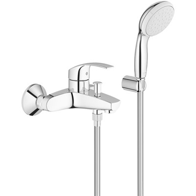 Смеситель для ванны Grohe Eurosmart 3330220A Хром gr_3330220A - фото 487076