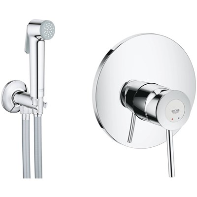 Гигиенический душ со смесителем Grohe BauClassic 124902 Хром gr_124902 - фото 487369