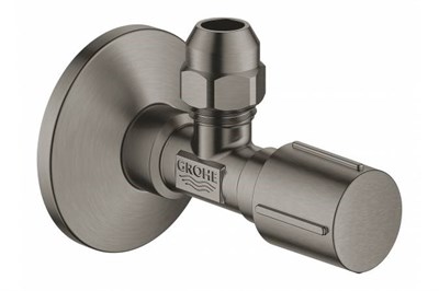 Вентиль угловой Grohe 22039AL0 1/2?-3/8? темный графит, матовый - фото 487820