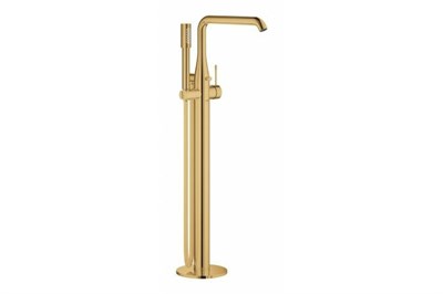 Смеситель для ванны GROHE Essence New 23491GL1 с душевым гарнитуром, холодный рассвет глянец gr_23491GL1 - фото 487932